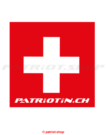 Stockfahne <br>PATRIOT <br><b>PATRIOTIN.CH</b><br> 30x30cm - Image 2