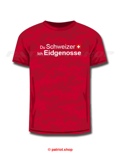T-Shirt <br><b>Du Schweizer CH <br>Ich Eidgenosse</b> - Image 20