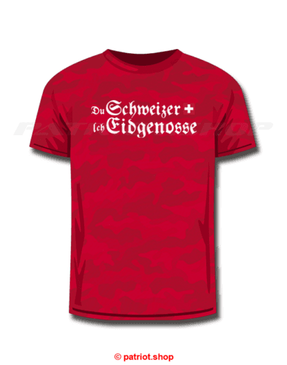 T-Shirt <br><b>Du Schweizer CH <br>Ich Eidgenosse</b> - Image 19