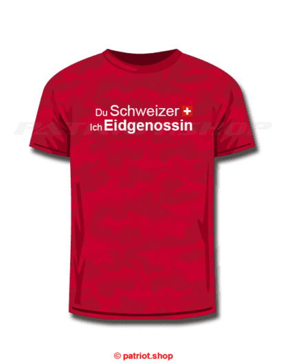 T-Shirt <br><b>Du Schweizer CH <br>Ich Eidgenossin</b> - Image 21