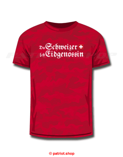 T-Shirt <br><b>Du Schweizer CH <br>Ich Eidgenossin</b> - Image 20