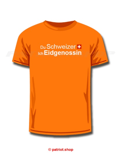 T-Shirt <br><b>Du Schweizer CH <br>Ich Eidgenossin</b> - Image 14