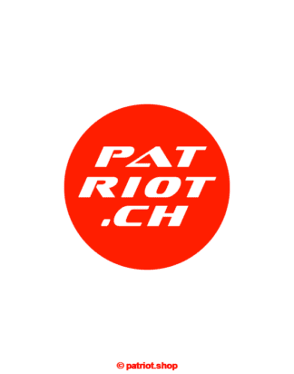 Aufkleber <br><b>PAT RIOT .CH </b><br>Logo