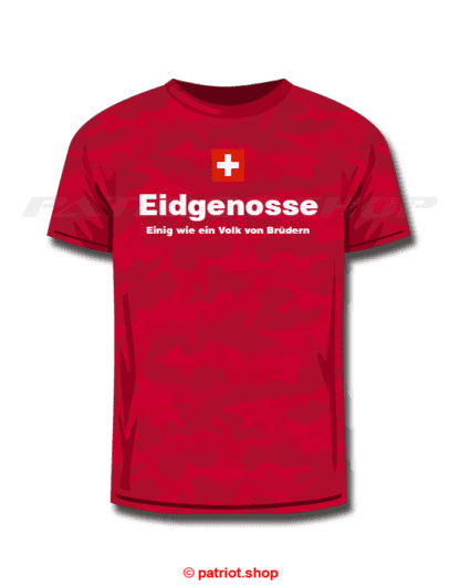 T-Shirt <br><b>CH <br>Eidgenosse <br>Einig wie ein Volk von Brüdern</b> - Image 20