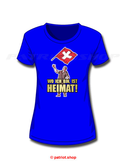T-Shirt Girl <br><b>WO ICH BIN, IST <br>HEIMAT!</b> - Image 8
