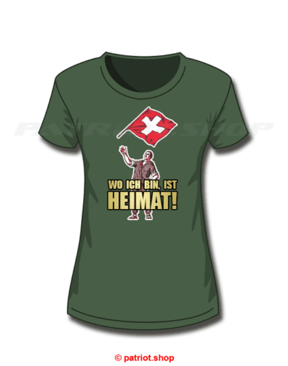 T-Shirt Girl <br><b>WO ICH BIN, IST <br>HEIMAT!</b> - Image 6