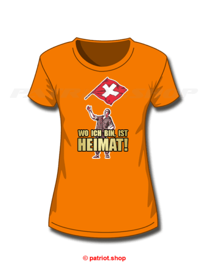 T-Shirt Girl <br><b>WO ICH BIN, IST <br>HEIMAT!</b> - Image 7