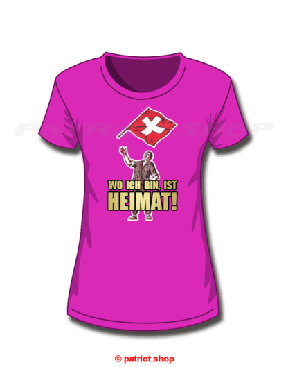 T-Shirt Girl <br><b>WO ICH BIN, IST <br>HEIMAT!</b> - Image 9