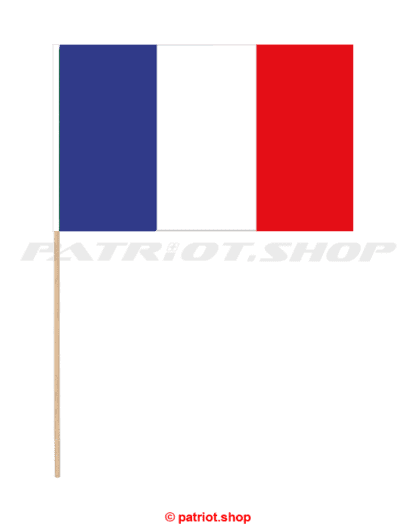 Stockfahne <br>Land <br><b>Frankreich</b><br> 30x45cm