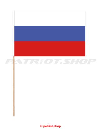Stockfahne <br>Land <br><b>Russland</b><br> 30x45cm