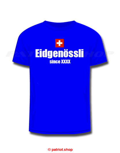 T-Shirt Kinder <br><b>CH <br>Eidgenössli <br>since Dein Geburtsjahr</b> - Image 16