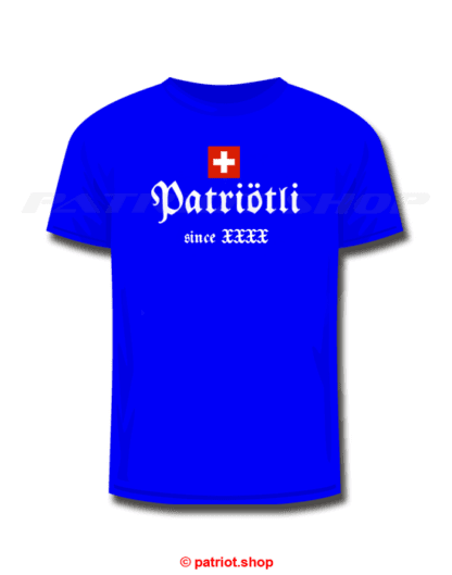 T-Shirt Kinder <br><b>CH <br>Patriötli <br>since Dein Geburtsjahr</b> - Image 13