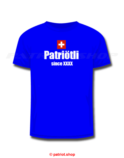 T-Shirt Kinder <br><b>CH <br>Patriötli <br>since Dein Geburtsjahr</b> - Image 14