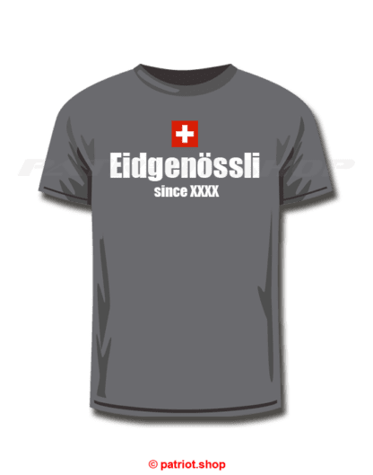 T-Shirt Kinder <br><b>CH <br>Eidgenössli <br>since Dein Geburtsjahr</b> - Image 4