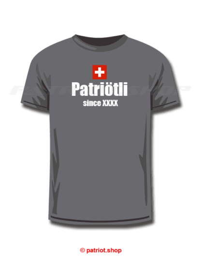 T-Shirt Kinder <br><b>CH <br>Patriötli <br>since Dein Geburtsjahr</b> - Image 4