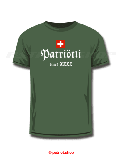 T-Shirt Kinder <br><b>CH <br>Patriötli <br>since Dein Geburtsjahr</b> - Image 11
