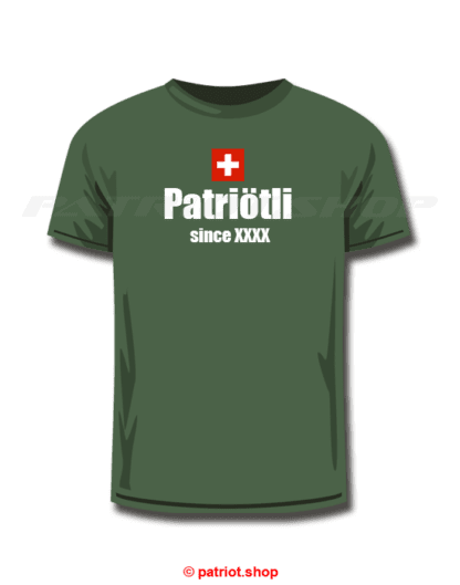 T-Shirt Kinder <br><b>CH <br>Patriötli <br>since Dein Geburtsjahr</b> - Image 12