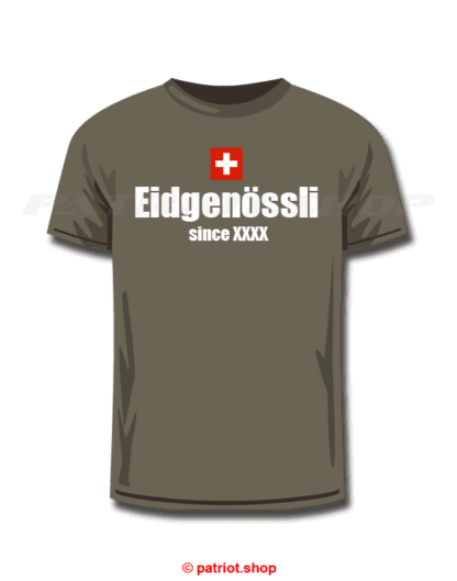 T-Shirt Kinder <br><b>CH <br>Eidgenössli <br>since Dein Geburtsjahr</b> - Image 10