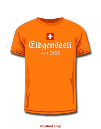 T-Shirt Kinder <br><b>CH <br>Eidgenössli <br>since Dein Geburtsjahr</b> - Image 13