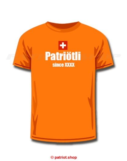 T-Shirt Kinder <br><b>CH <br>Patriötli <br>since Dein Geburtsjahr</b> - Image 16