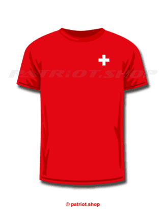 T-Shirt Kinder <br><b>CH Kreuz klein <br>seitlich</b>