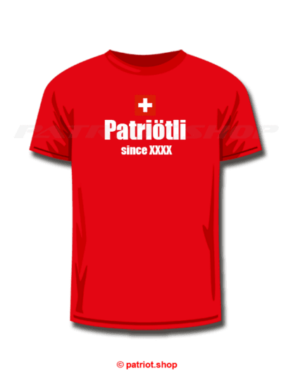 T-Shirt Kinder <br><b>CH <br>Patriötli <br>since Dein Geburtsjahr</b> - Image 8