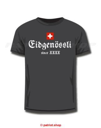 T-Shirt Kinder <br><b>CH <br>Eidgenössli <br>since Dein Geburtsjahr</b>
