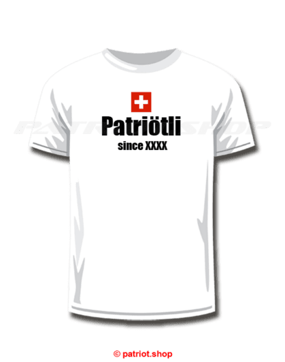 T-Shirt Kinder <br><b>CH <br>Patriötli <br>since Dein Geburtsjahr</b> - Image 6