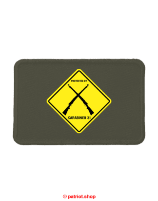 Patch <br><b>PROTECTED BY <br>KARABINER 31</b>