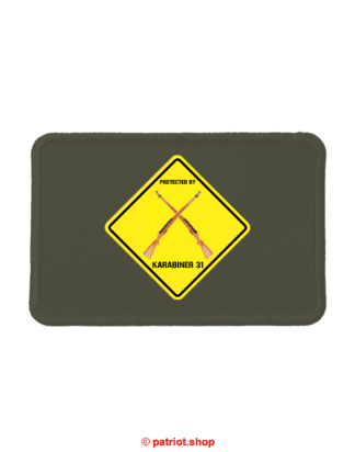 Patch <br><b>PROTECTED BY <br>KARABINER 31 real</b>