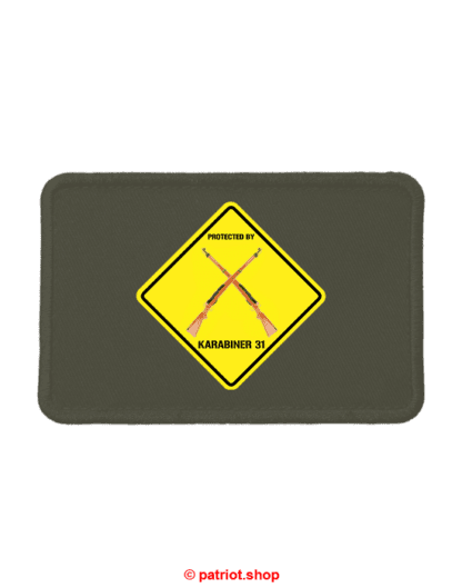 Patch <br><b>PROTECTED BY <br>KARABINER 31 real</b>
