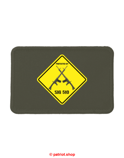 Patch <br><b>PROTECTED BY <br>SIG 510 real</b>