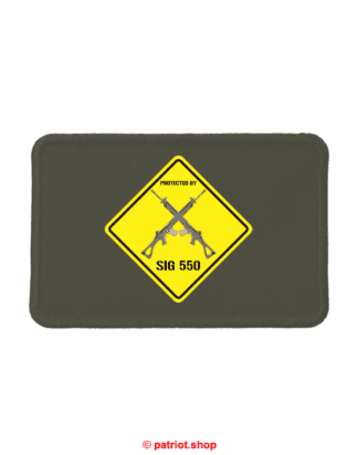 Patch <br><b>PROTECTED BY <br>SIG 550 real</b>