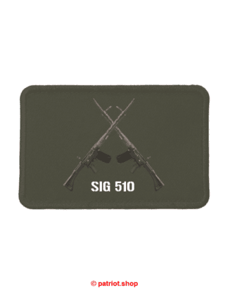Patch <br><b>SIG 510 real </b><br>gekreuzt
