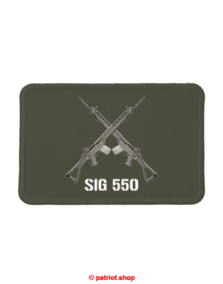 Patch <br><b>SIG 550 real </b><br>gekreuzt