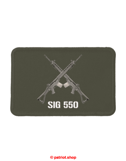 Patch <br><b>SIG 550 real </b><br>gekreuzt