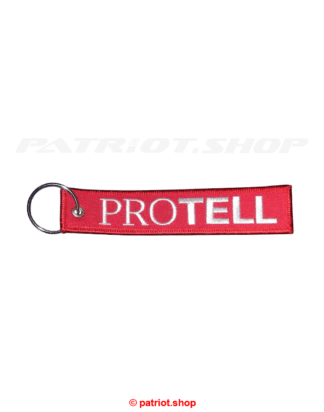 PROTELL Schlüsselanhänger <br><b>Logo Schriftzug </b><br>gestickt