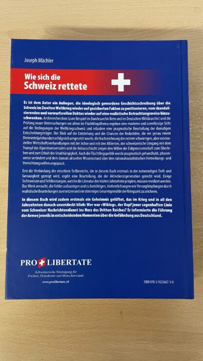 Buch <br><b>Wie sich die Schweiz rettete - Joseph Mächler</b> - Image 2