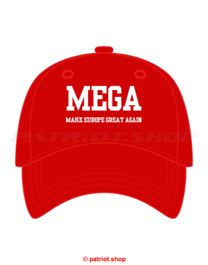 Cap <br><b>MEGA <br>MAKE EUROPE GREAT AGAIN</b>