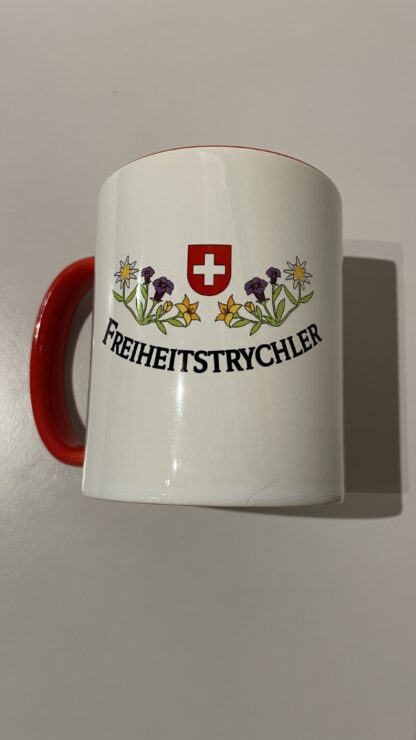 Tasse <br><b>FREIHEITSTRYCHLER </b><br>Auf beiden Seiten Logo klein - Image 2