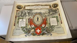 Bild <br><b>Zu den Waffen! Grenzbesetzung 1914/15 - Armeeplakat selten!</b>