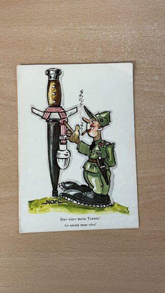 Militär <br><b>Schweizer Armee Militär Postkarte Comic Das wäre mein Traum!</b>