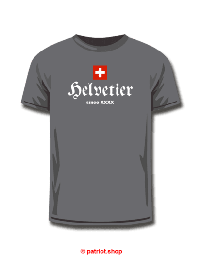 T-Shirt <br><b>CH <br>Helvetier <br>since Dein Geburtsjahr</b> - Image 3