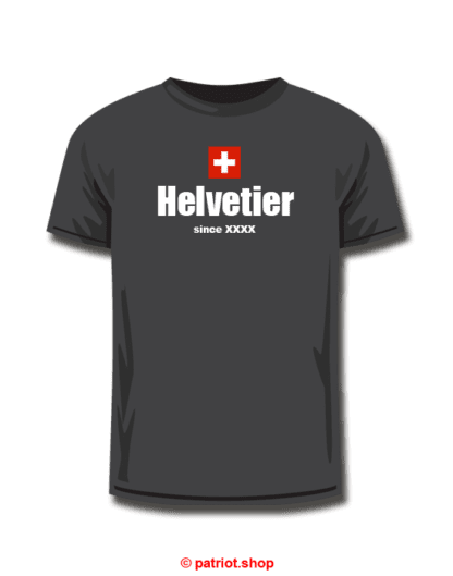 T-Shirt <br><b>CH <br>Helvetier <br>since Dein Geburtsjahr</b> - Image 2