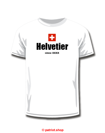 T-Shirt <br><b>CH <br>Helvetier <br>since Dein Geburtsjahr</b> - Image 6