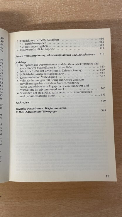 Buch <br><b>Schweizer Armee 2004 - Wissenswertes zur Landesverteidigung</b> - Image 10