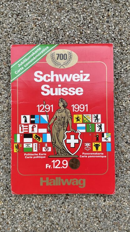 Karte <br><b>700 Jahre Schweiz Jubiläumskarte 1291-1991 Top Zustand</b>
