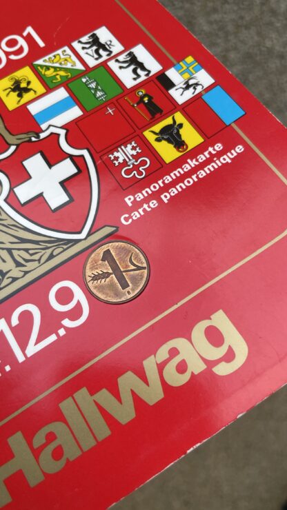 Karte <br><b>700 Jahre Schweiz Jubiläumskarte 1291-1991 Top Zustand</b> - Image 4