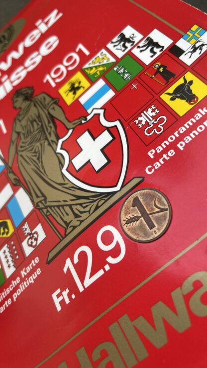 Karte <br><b>700 Jahre Schweiz Jubiläumskarte 1291-1991 Top Zustand</b> - Image 3