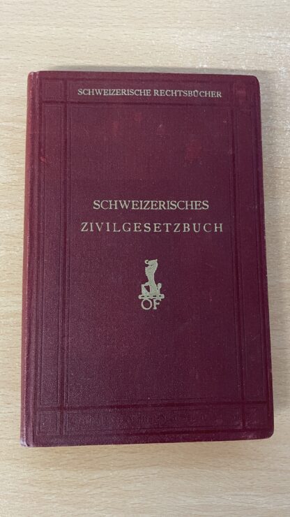 Buch <br><b>Schweizerisches Zivilgesetzbuch von 1907</b>